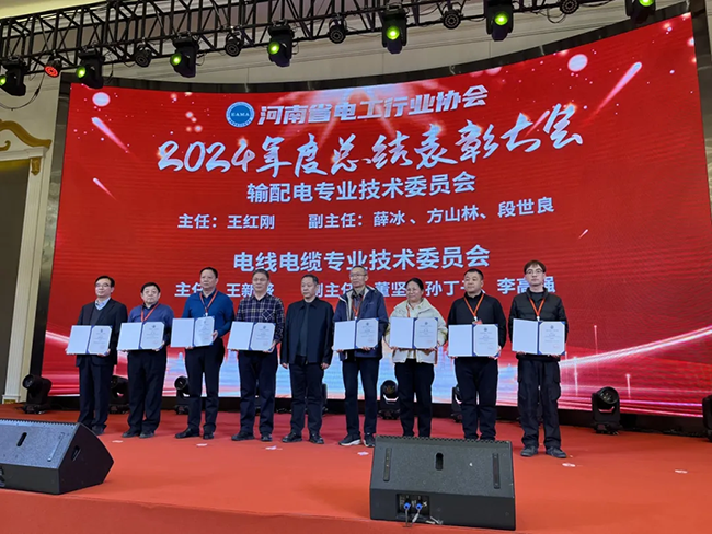 开云online（中国）荣获河南省电工行业双优称号， 持续助力电力行业发展